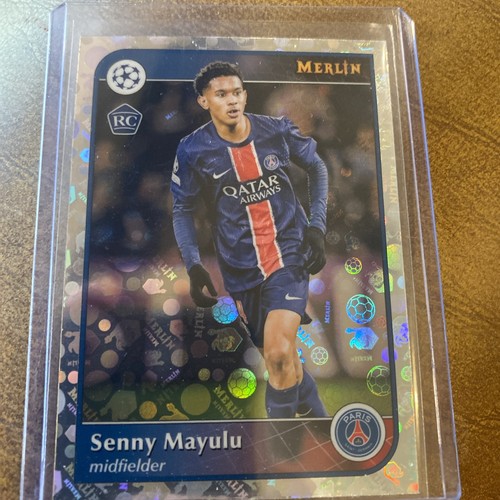Senny Mayulu 2025 Topps Merlin UEFA Champions Refractor