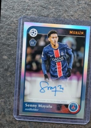 Senny Mayulu 2024 Topps Merlin UEFA Club Competitions