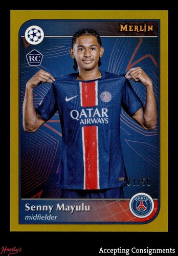 Senny Mayulu 2024 Panini Merlin UEFA Club Competitions /50