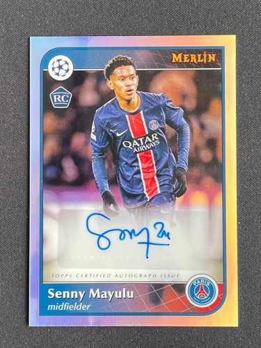 Senny Mayulu 2024 Topps Merlin UEFA Club Competitions