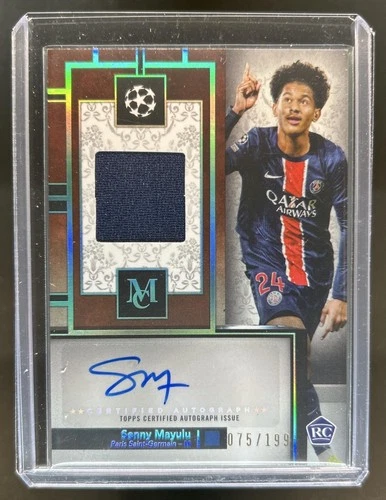 Senny Mayulu 2024 Topps Museum Aquamarine /199