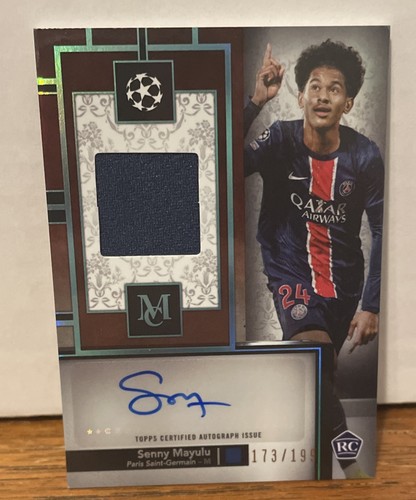 Senny Mayulu 2024 Topps Museum Aquamarine /199