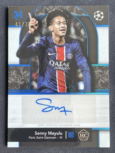 Senny Mayulu 2024 Topps Museum Blue /75