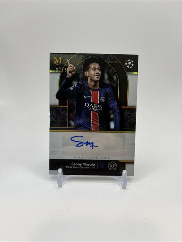 Senny Mayulu 2024 Topps Museum Collection Gold /50