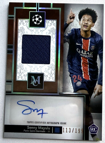 Senny Mayulu 2024 Topps Museum Collezione 113/199