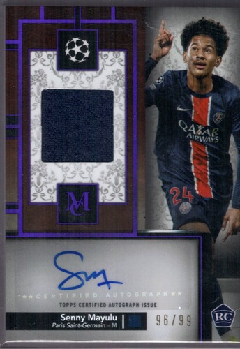 Senny Mayulu 2024 Topps Museum Collezione /99