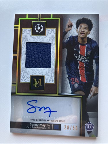Senny Mayulu 2024 Topps Museum Oro /50