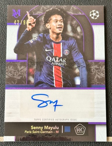 Senny Mayulu 2024 Topps Museum Purple /99