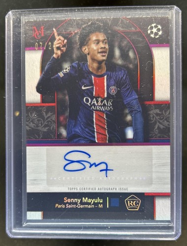 Senny Mayulu 2024 Topps Museum Ruby /25