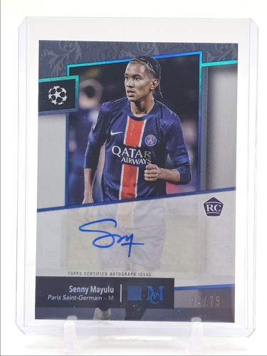 Senny Mayulu 2024 Topps Museum Zaffiro /75