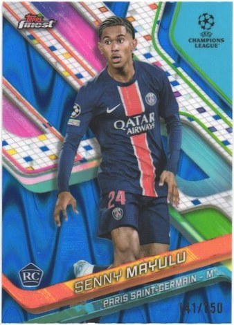 Senny Mayulu 2024 Topps PSG Blue /250