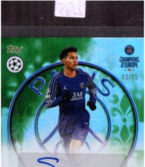 Senny Mayulu 2025 Topps PSG Champions D'Europe /75