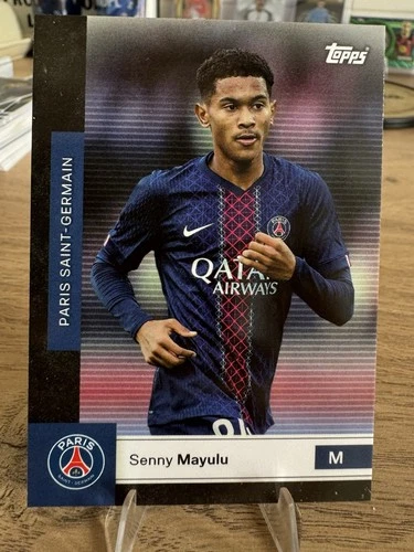 Senny Mayulu 2025 Topps PSG Team Set
