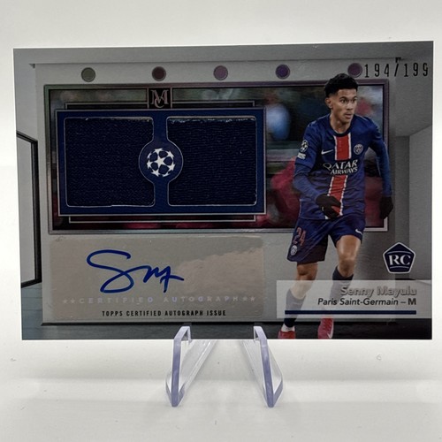 Senny Mayulu 2024 Topps Signature Swatches /199
