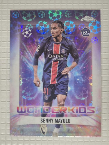 Senny Mayulu 2024 Topps Chrome UCC Logofractor #WK-15
