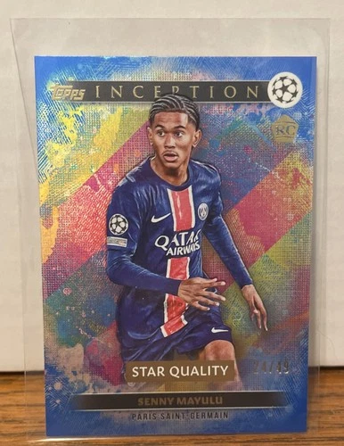 Senny Mayulu 2024 Topps Inception UCC Blue Foil /49