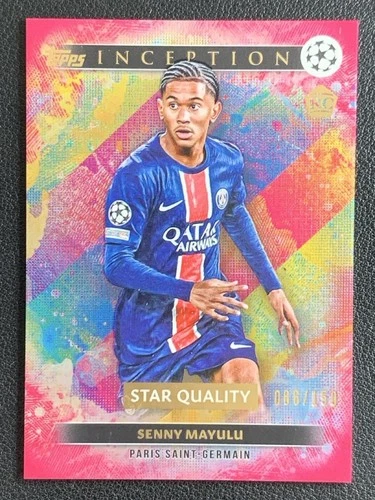 Senny Mayulu 2024 Topps Inception UCC Magenta Foil /150