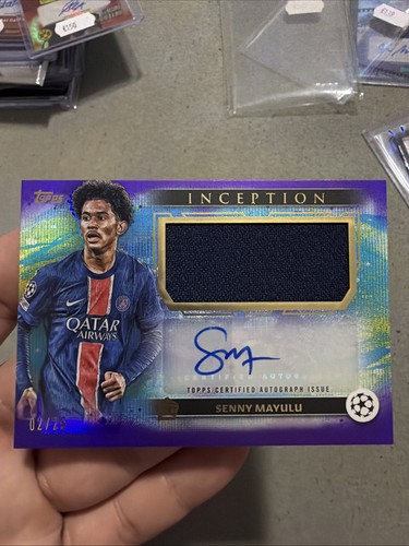 Senny Mayulu 2024 Topps Inception UCC Purple Foil /25