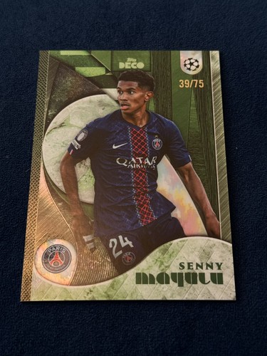 Senny Mayulu 2025 Topps UCC Deco Verde Green /75