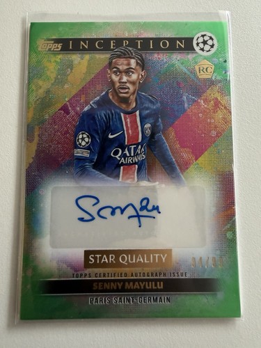 Senny Mayulu 2024 Topps UCC Inception /99