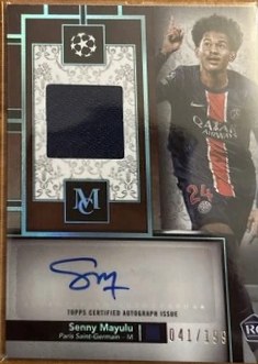 Senny Mayulu 2025 Topps UCC Museum /199