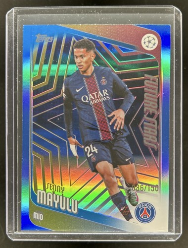 Senny Mayulu 2025 Topps UEFA Blue /150