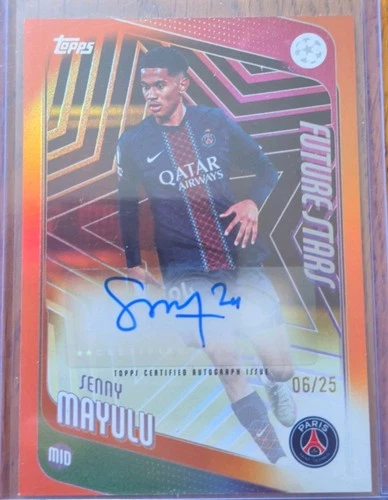 Senny Mayulu 2025 Topps UEFA Club Competitions /25