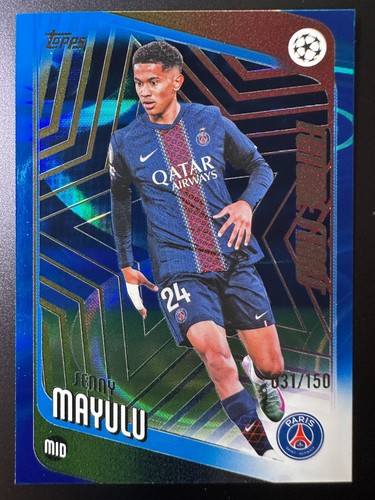 Senny Mayulu 2025 Topps UEFA Club Competitions Blue /150