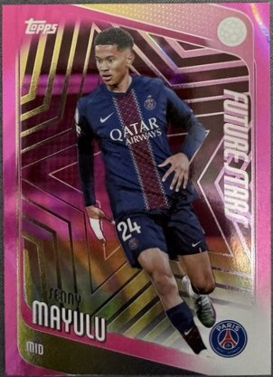Senny Mayulu 2025 Topps UEFA Club Competitions Pink