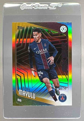 Senny Mayulu 2025 Topps UEFA Gold Foil /50