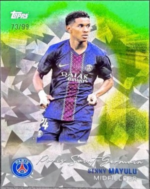Senny Mayulu 2025 Topps UEFA Green /99