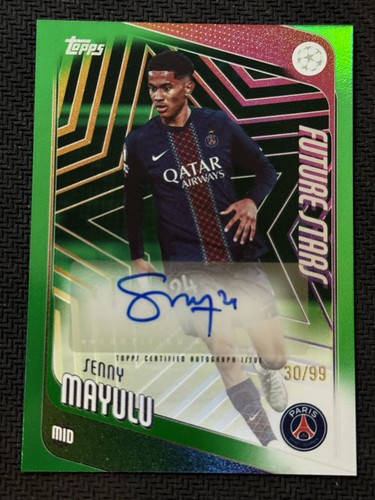 Senny Mayulu 2025 Topps UEFA UCC Club Competition Green /99