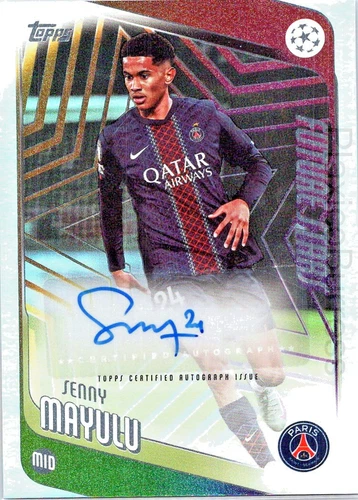 Senny Mayulu 2025 Topps UEFA UCC Refractor