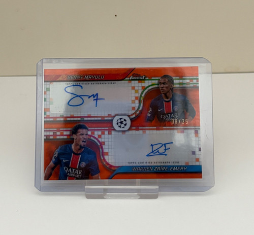 Senny Mayulu & Warren Zaire-Emery 2024 Topps Finest /25