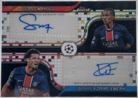 Multiple: Senny Mayulu, Warren Zaire-Emery 2024 Topps Finest Black /10