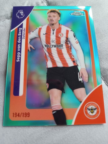 Sepp van den Berg 2026 Topps Chrome Aqua /199