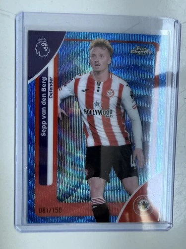 Sepp van den Berg 2026 Topps Chrome Blue /150