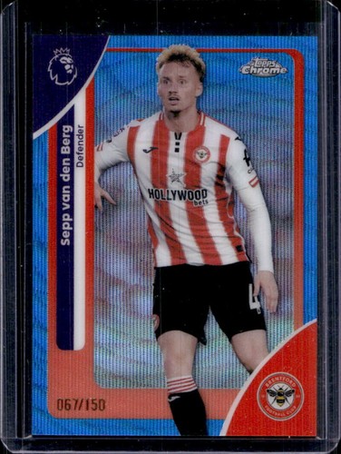 Sepp van den Berg 2026 Topps Chrome Blue Wave Refractor /150