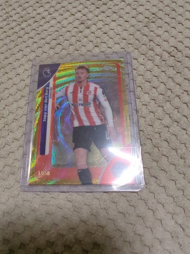 Sepp van den Berg 2026 Topps Chrome Gold Wave /50