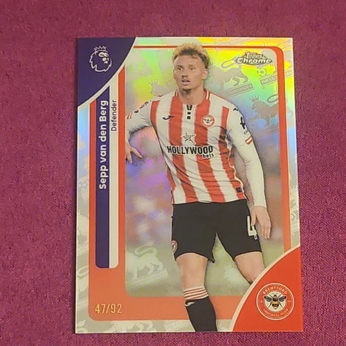 Sepp van den Berg 2026 Topps Chrome Logo Refractor /92