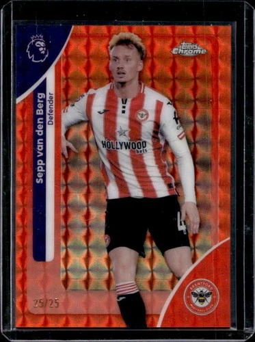 Sepp van den Berg 2026 Topps Chrome Orange Geometric /25