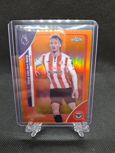 Sepp van den Berg 2025 Topps Chrome Orange Refractor /25