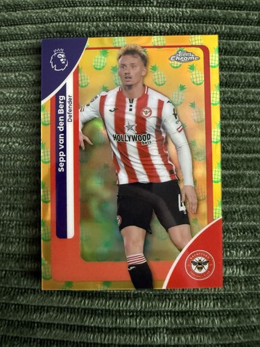 Sepp Van Den Berg 2026 Topps Chrome Premier League Pineapple Blast