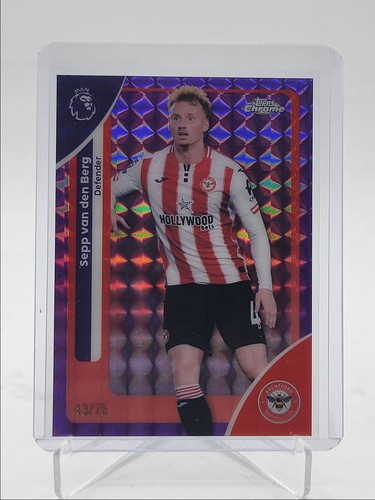 Sepp van den Berg 2025 Topps Chrome Purple Geo /75