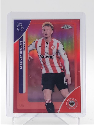 Sepp van den Berg 2026 Topps Chrome Red Refractor /5