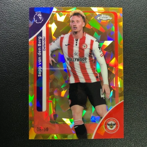 Sepp Van Den Berg 2025 Topps Chrome Sapphire Gold /50