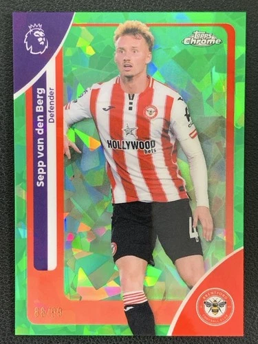Sepp van den Berg 2026 Topps Chrome Sapphire Green /99