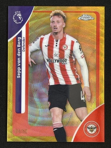 Sepp van den Berg 2025 Topps Cromo Onda Dorada /50
