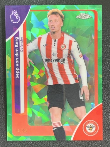 Sepp van den Berg 2025 Topps Cromo Zafiro Verde /99