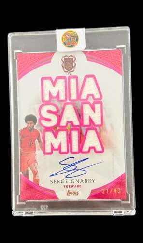 Serge Gnabry 2024 Topps 125 Jahre Bayern Anniversary /49